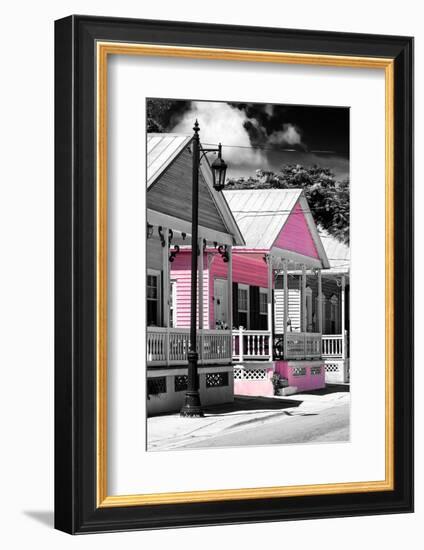 Key West Architecture - The Pink House - Florida-Philippe Hugonnard-Framed Photographic Print