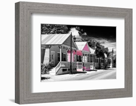 Key West Architecture - The Pink House - Florida-Philippe Hugonnard-Framed Photographic Print
