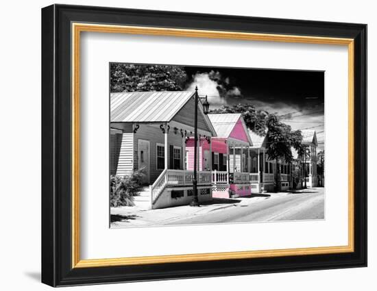 Key West Architecture - The Pink House - Florida-Philippe Hugonnard-Framed Photographic Print