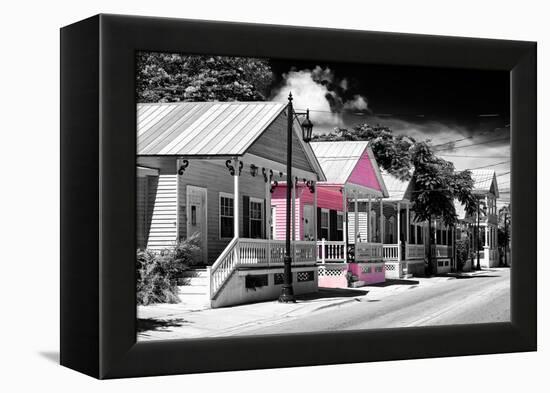 Key West Architecture - The Pink House - Florida-Philippe Hugonnard-Framed Premier Image Canvas