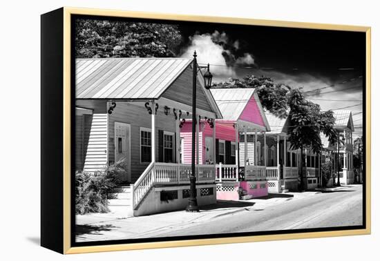 Key West Architecture - The Pink House - Florida-Philippe Hugonnard-Framed Premier Image Canvas