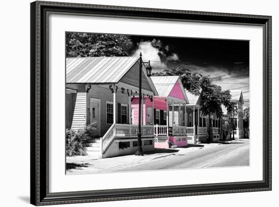 Key West Architecture - The Pink House - Florida-Philippe Hugonnard-Framed Photographic Print