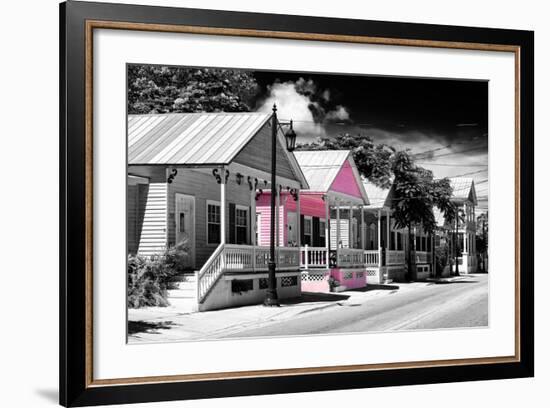 Key West Architecture - The Pink House - Florida-Philippe Hugonnard-Framed Photographic Print