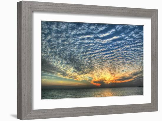 Key West Blue Sunset II-Robert Goldwitz-Framed Photographic Print