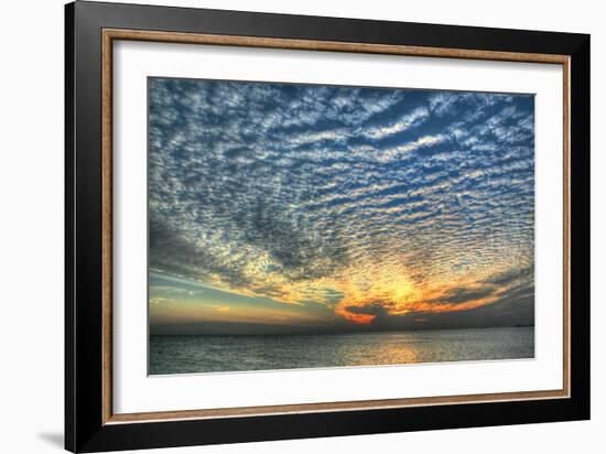 Key West Blue Sunset II-Robert Goldwitz-Framed Photographic Print