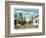 Key West, Florida - Duval Street West Scene-Lantern Press-Framed Art Print