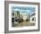 Key West, Florida - Duval Street West Scene-Lantern Press-Framed Art Print