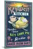 Key West, Florida - Key Lime Pie-Lantern Press-Mounted Art Print