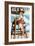 Key West, Florida - Lifeguard Pinup Girl-Lantern Press-Framed Art Print