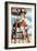 Key West, Florida - Lifeguard Pinup Girl-Lantern Press-Framed Art Print