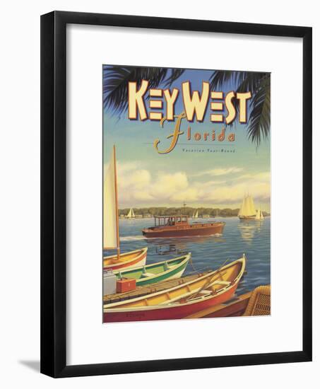 Key West Florida-Kerne Erickson-Framed Premium Giclee Print