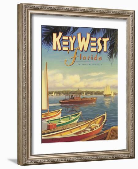 Key West Florida-Kerne Erickson-Framed Art Print