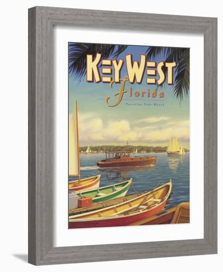 Key West Florida-Kerne Erickson-Framed Art Print