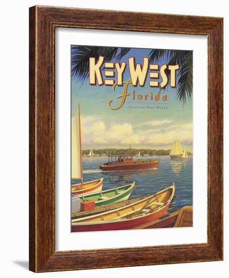 Key West Florida-Kerne Erickson-Framed Art Print