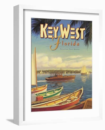 Key West Florida-Kerne Erickson-Framed Art Print