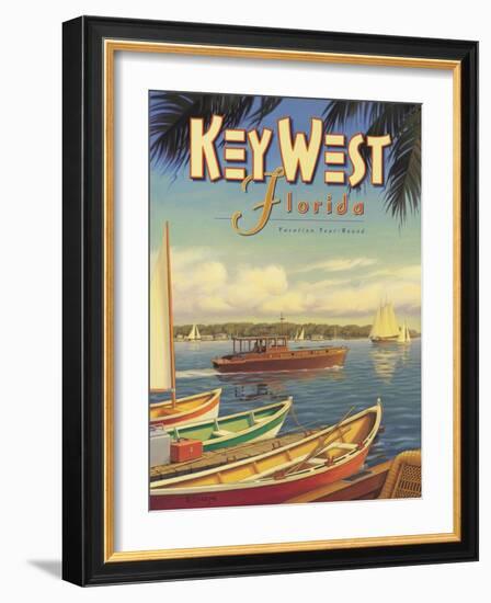 Key West Florida-Kerne Erickson-Framed Art Print