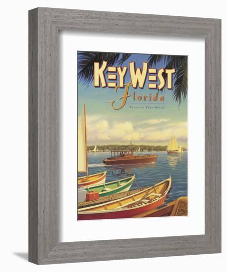 Key West Florida-Kerne Erickson-Framed Premium Giclee Print