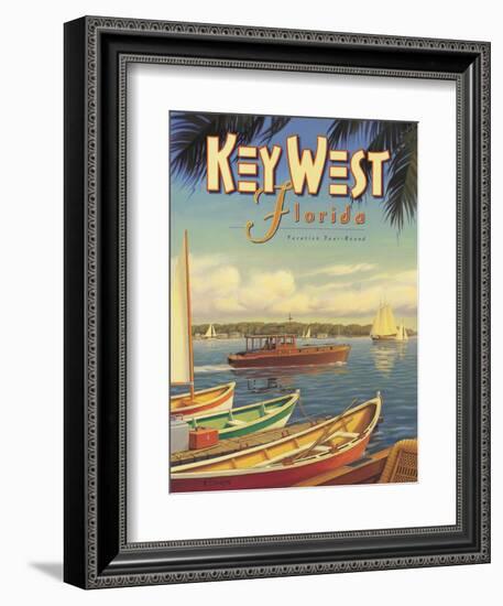 Key West Florida-Kerne Erickson-Framed Premium Giclee Print