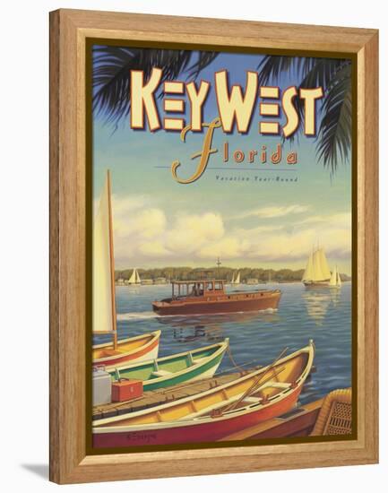 Key West Florida-Kerne Erickson-Framed Stretched Canvas