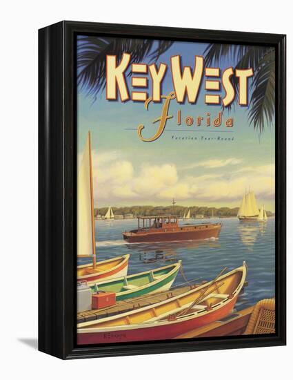 Key West Florida-Kerne Erickson-Framed Stretched Canvas