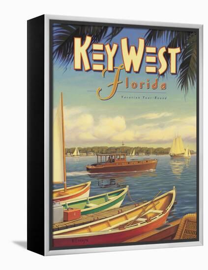 Key West Florida-Kerne Erickson-Framed Stretched Canvas