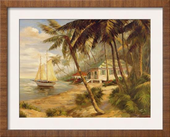 Key West Hideaway-Enrique Bolo-Framed Art Print