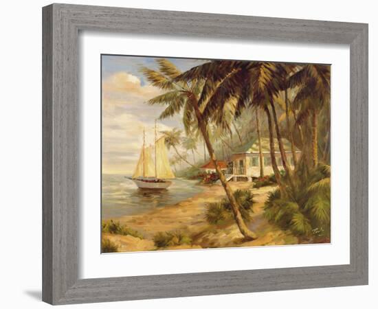 Key West Hideaway-Enrique Bolo-Framed Premium Giclee Print