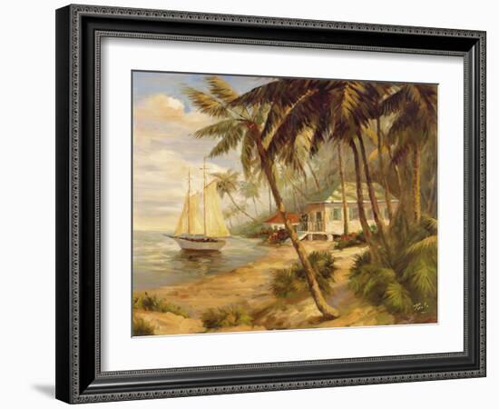 Key West Hideaway-Enrique Bolo-Framed Premium Giclee Print