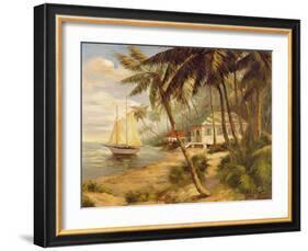 Key West Hideaway-Enrique Bolo-Framed Premium Giclee Print