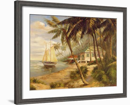 Key West Hideaway-Enrique Bolo-Framed Premium Giclee Print