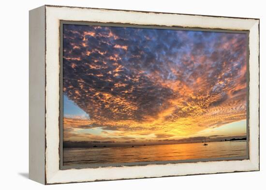 Key West Hobie Sunset-Robert Goldwitz-Framed Premier Image Canvas