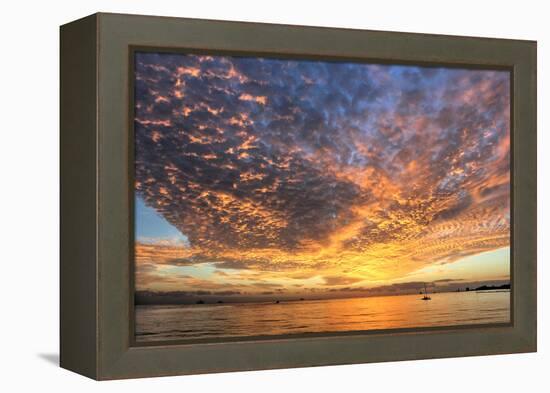 Key West Hobie Sunset-Robert Goldwitz-Framed Premier Image Canvas