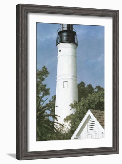 Key West Lighthouse-David Knowlton-Framed Giclee Print