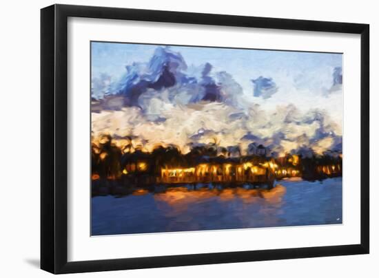 Key West Pier - In the Style of Oil Painting-Philippe Hugonnard-Framed Giclee Print