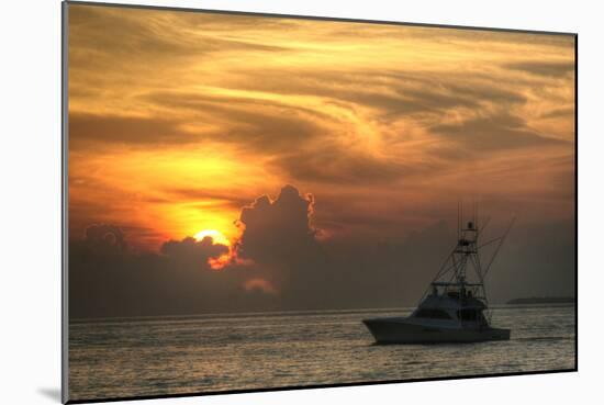 Key West Sport Fisher Sunset-Robert Goldwitz-Mounted Photographic Print