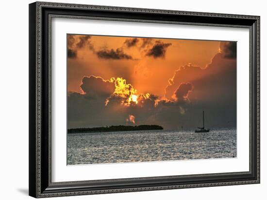 Key West Sunrise IV-Robert Goldwitz-Framed Photographic Print