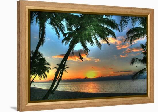 Key West Sunrise VII-Robert Goldwitz-Framed Premier Image Canvas