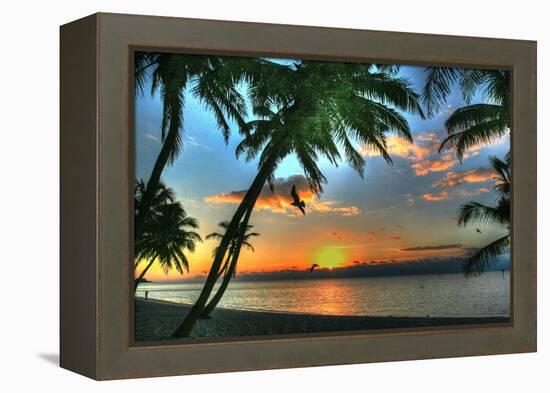 Key West Sunrise VII-Robert Goldwitz-Framed Premier Image Canvas