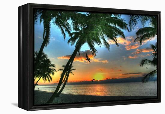 Key West Sunrise VII-Robert Goldwitz-Framed Premier Image Canvas