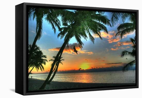 Key West Sunrise VII-Robert Goldwitz-Framed Premier Image Canvas