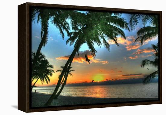 Key West Sunrise VII-Robert Goldwitz-Framed Premier Image Canvas