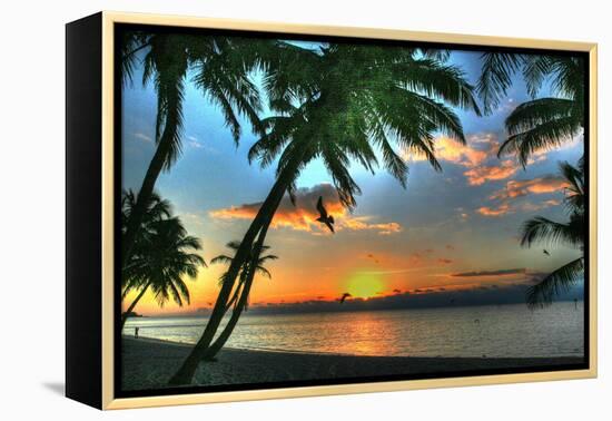 Key West Sunrise VII-Robert Goldwitz-Framed Premier Image Canvas