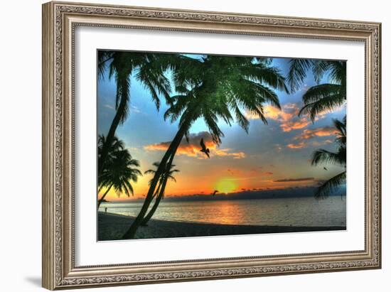 Key West Sunrise VII-Robert Goldwitz-Framed Photographic Print