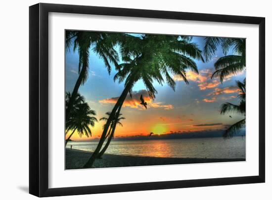 Key West Sunrise VII-Robert Goldwitz-Framed Photographic Print