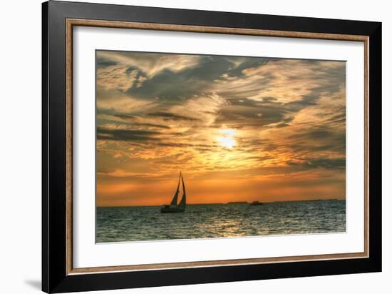 Key West Sunset II-Robert Goldwitz-Framed Photographic Print