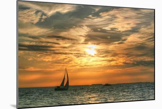Key West Sunset II-Robert Goldwitz-Mounted Photographic Print
