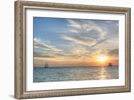 Key West Sunset III-Robert Goldwitz-Framed Photographic Print