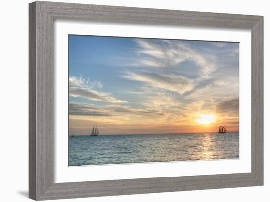 Key West Sunset III-Robert Goldwitz-Framed Photographic Print