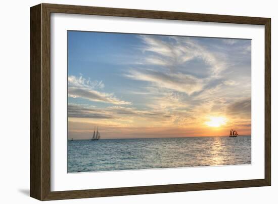 Key West Sunset III-Robert Goldwitz-Framed Photographic Print