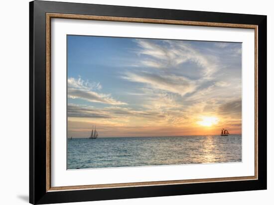 Key West Sunset III-Robert Goldwitz-Framed Photographic Print